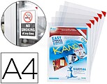 Bolsa de Apresentacao Tarifold Adesiva com Canto Magnetico Din A4 Pack 5 Unidades 194770