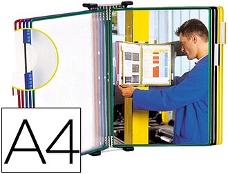 414109 : PORTA CATALOGO PAREDE METALICO TARIFOLD CON 10 BOLS...