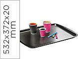 Bandeja Cep Apta para Alimentos Empilhavel Policarbonato Preto 532X372X20 MM 2923500011