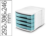 Bloco classificador de secretaria cep protect antibacteriano 4 gavetas cor branco/verde agua 292x386x246 mm Bloco classificador de secretaria cep protect antibacteriano 4 gavetas cor branco/verde agua 292x386x246 mm 1039490991