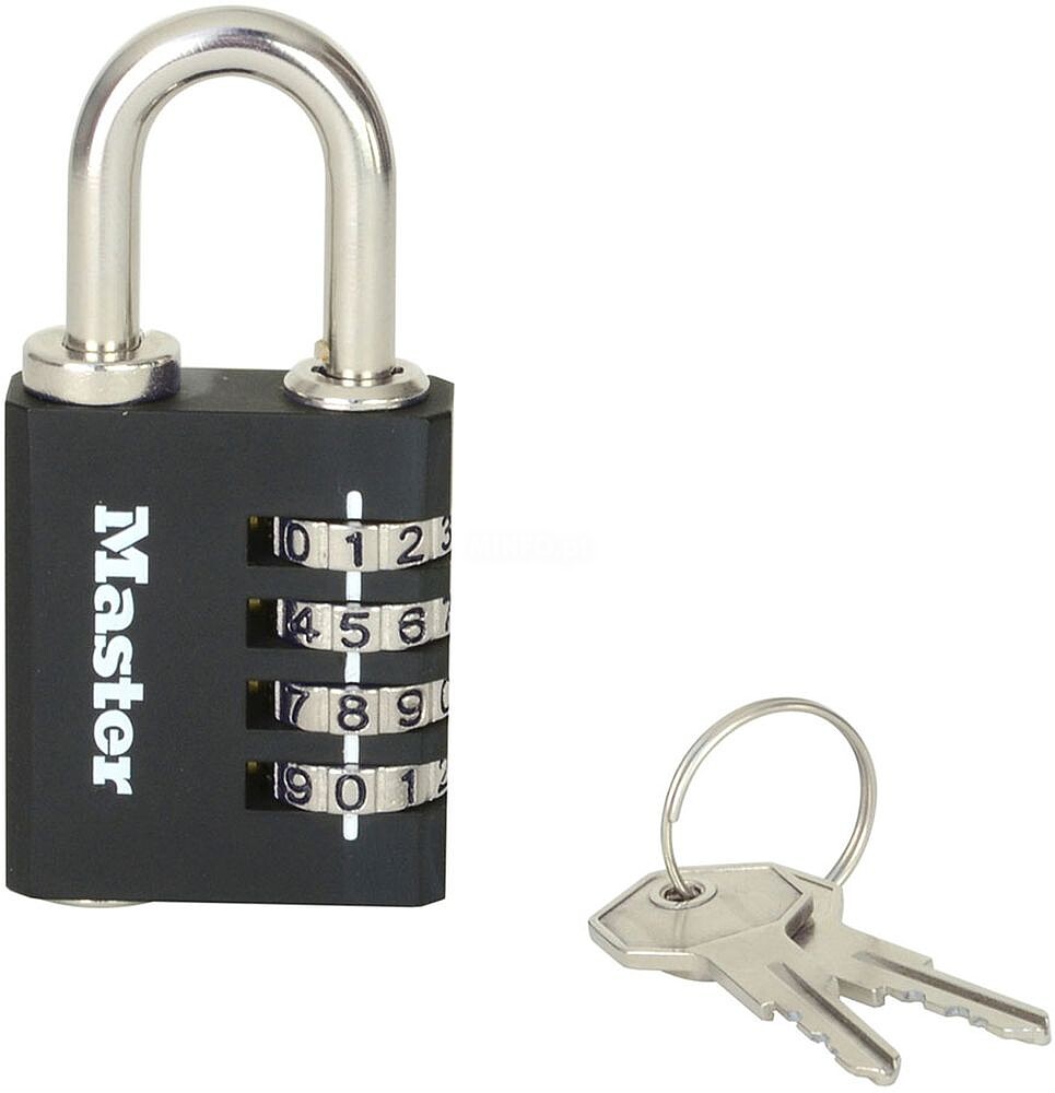 Cadeado de Combinação 40 mm com Chave de Reserva, Blister G-88796