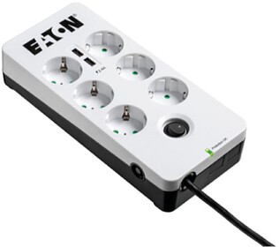 MGE-PB6UD : Bloco de 6 Tomadas EATON Protection Box USB DIN ...