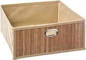 Cesta para Móvel de WC Bambu Natural 31X31X13,5CM G-01767