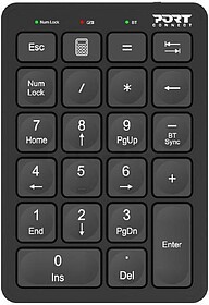 900802 : PORT TECLADO NUMERICO BLUETOOTH RECARREGAVEL