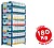 Estante Fast Paperflow Metalica 5 Estantes - Base 513D - imagem 1