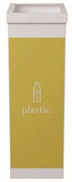 CTSPL.13 : CONTENTOR PARA RECICLAGEM PAPERFLOW COM TAMPA POLIESTIRENO PARA PLASTICOS 60 L 76X36,3X26,3 CM