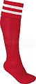 Meias de desporto às riscas tam: 43/46 EU cor: Sporty Red/ White : PROACT® PA015