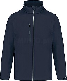 PA323 Casaco softshell com mangas amovíveis tam: M cor: Nav...