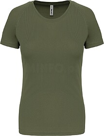 PA439C T-shirt de senhora de manga curta tam: S cor: Olive :...