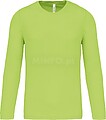 T-shirt de desporto de manga comprida tam: M cor: Lime : PROACT® Tecido leve de secagem rápida. 100% polyester : heel sterk, licht en ademend. Decote redondo com tapa-costuras. Poliéster Tecido leve de secagem rápida. 100% polyester : heel sterk, l PA443C