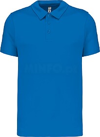PA482C Polo de homem de desporto tam: M cor: Aqua Blue : PRO...