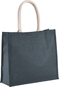KI0219 Saco de praia em juta tam: One Size cor: Midnight Blu...