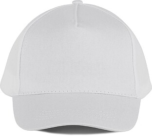 KP116 Boné de algodão - 5 painéis tam: One Size cor: Whit...