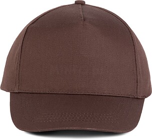 KP116 Boné de algodão - 5 painéis tam: One Size cor: Choc...