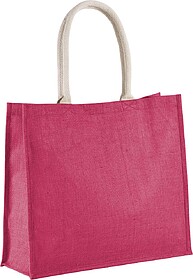 KI0219 Saco de praia em juta tam: One Size cor: Fuchsia : Ki...