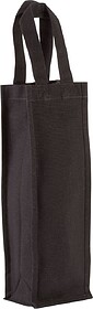 KI0269 Saco porta-garrafa em algodão canvas tam: One Size c...