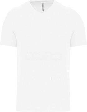 T-shirt de desporto de homem com decote V de manga curta PA476