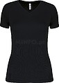 T-shirt de desporto de senhora com decote V de manga curta PA477