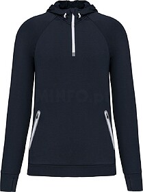 PA360 Sweatshirt de desporto 1/2 fecho com capuz unissexo ta...