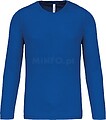 T-shirt de desporto de manga comprida tam: XL cor: Sporty Royal Blue : PROACT® Tecido leve de secagem rápida. 100% polyester : heel sterk, licht en ademend. Decote redondo com tapa-costuras. Poliéster Tecido leve de secagem rápida. 100% polyester PA443C