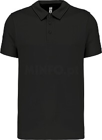 PA482C Polo de homem de desporto tam: XS cor: Black : PROACT...