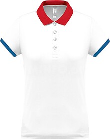 PA490 Polo piqué performance de senhora tam: M cor: White/ ...
