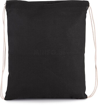 Mochila pequena em algodão biológico com cordões KI0147