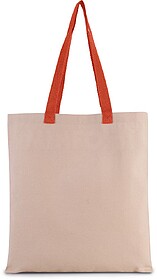 KI0277 Saco de compras com alças em contraste tam: One Size...