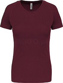 PA439C T-shirt de senhora de manga curta tam: XL cor: Wine :...