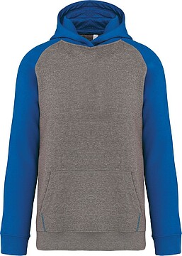 Sweatshirt com capuz bicolor de criança PA370