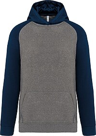 PA370 Sweatshirt com capuz bicolor de criança tam: 12/14 ye...