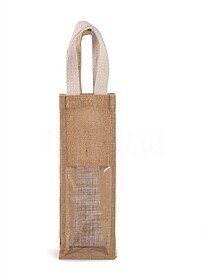 KI0267N Saco porta-garrafa em juta tam: One Size cor: Natura...