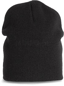 KP549 Gorro em tricot tam: One Size cor: Black : K-up
