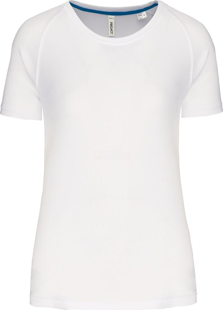 T-shirt de desporto de senhora de material reciclado com decote redondo PA4013