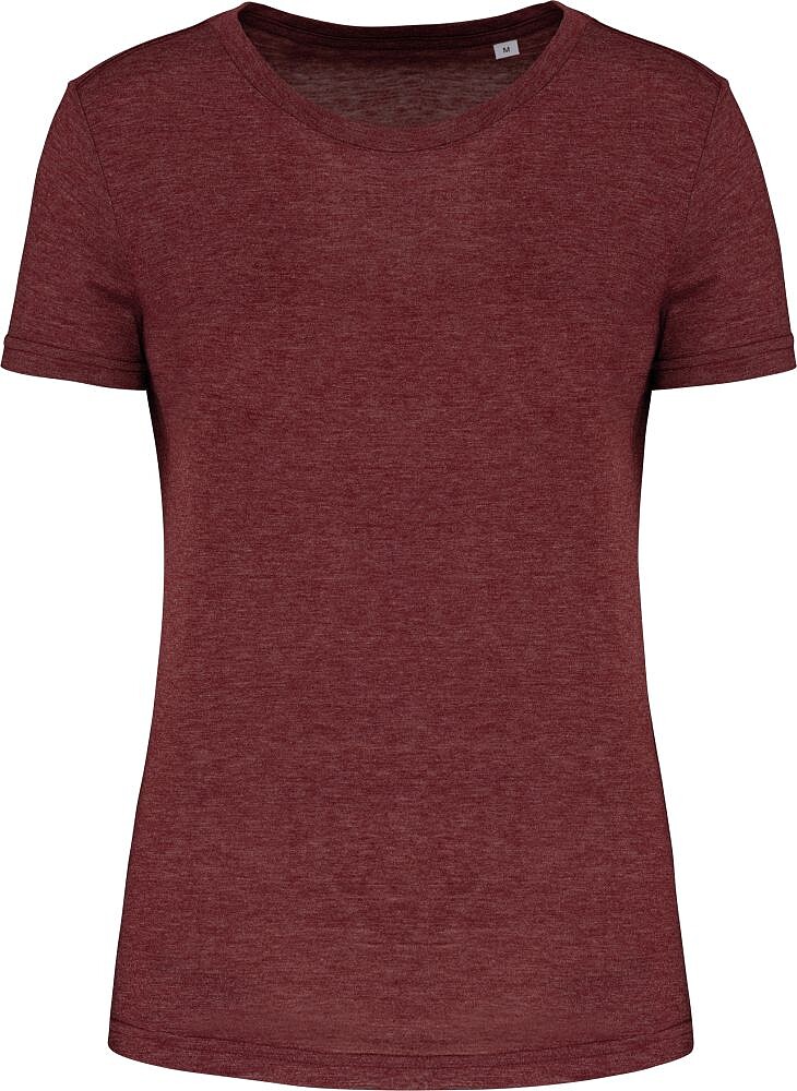 T-shirt de desporto de senhora Triblend com decote redondo PA4021