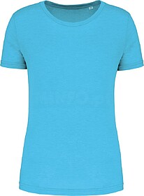 PA4021 T-shirt de desporto de senhora Triblend com decote re...