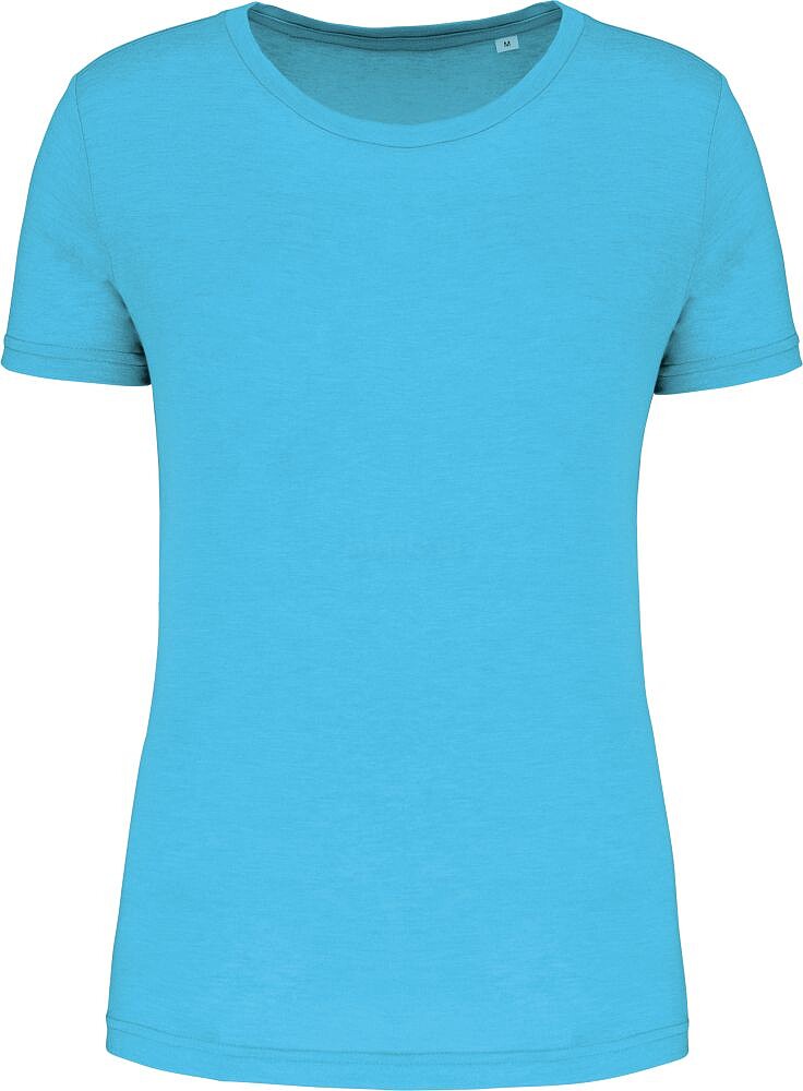 T-shirt de desporto de senhora Triblend com decote redondo PA4021
