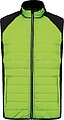 Colete de desporto bimatéria tam: XXL cor: Lime/ Black : PROACT® 100% poliamida ripstop : muito resistente. Waterafstotende behandeling Material muito confortável. Poliéster¦ Poliamida¦ Elastano 100% poliamida ripstop : muito resistente. Waterafstot PA235