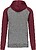Sweatshirt com capuz bicolor de adulto PA369 - imagem 1