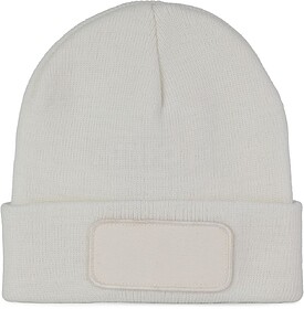 KP890 Gorro reciclado com patch tam: One Size cor: White : K...