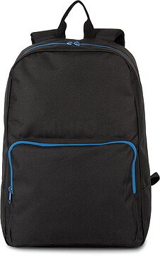 Mochila com fecho éclair em contraste KI0181