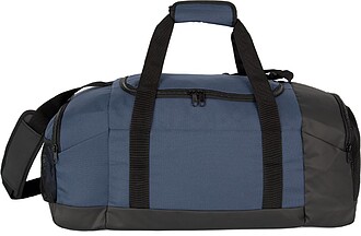 KI0650 Saco de desporto reciclado com duplo compartimento la...