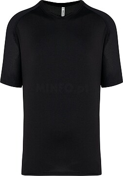 T-shirt de padel bicolor com mangas raglan de homem PA4030