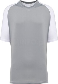 PA4030 T-shirt de padel bicolor com mangas raglan de homem t...