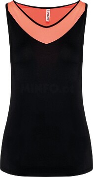Top de padel bicolor de senhora PA4031
