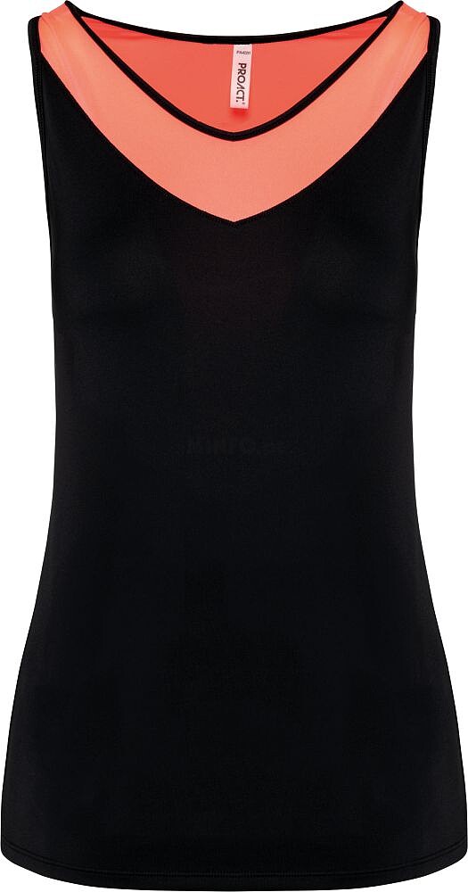 Top de padel bicolor de senhora PA4031