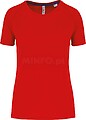 T-shirt de desporto de senhora de material reciclado com decote redondo PA4013