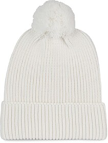 KP959 Gorro com pompom tam: One Size cor: Off White : K-up