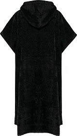 PA581X Poncho turco com capuz unissexo tam: L/XL cor: Black ...