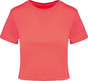 PA4022 Top curto triblend de senhora tam: XL cor: Coral : PR...